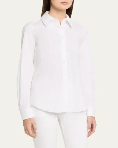 Lafayette 148 New York Kennedy Button-Down Shirt | Thumbnail 4 Lafayette 148 New York Kennedy Button-Down Shirt | Thumbnail 4
