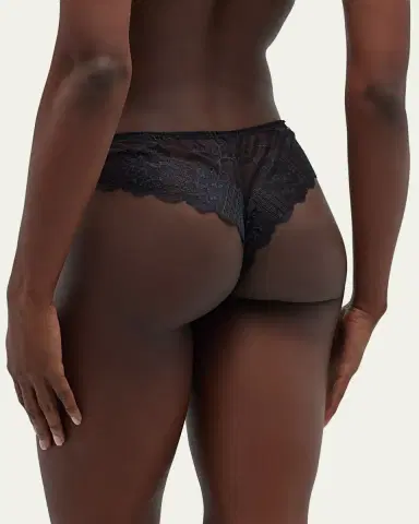Simone Pérèle Reve Scalloped Lace Tanga | Thumbnail 3