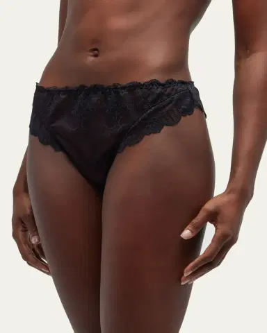 Simone Pérèle Reve Scalloped Lace Tanga | Thumbnail 4