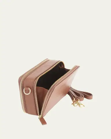 Royce New York Monogrammed Leather Crossbody Bag, Personalized | Thumbnail 3 Royce New York Monogrammed Leather Crossbody Bag, Personalized | Thumbnail 3