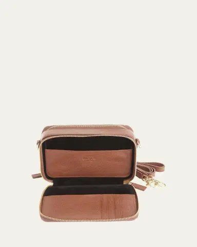Royce New York Monogrammed Leather Crossbody Bag, Personalized | Thumbnail 4 Royce New York Monogrammed Leather Crossbody Bag, Personalized | Thumbnail 4