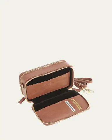 Royce New York Monogrammed Leather Crossbody Bag, Personalized | Thumbnail 5 Royce New York Monogrammed Leather Crossbody Bag, Personalized | Thumbnail 5