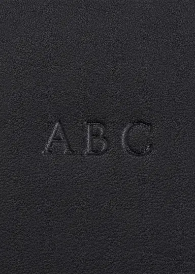 ROYCE New York Monogrammed RFID Blocking Leather Card Wallet, Personalized | Thumbnail 2