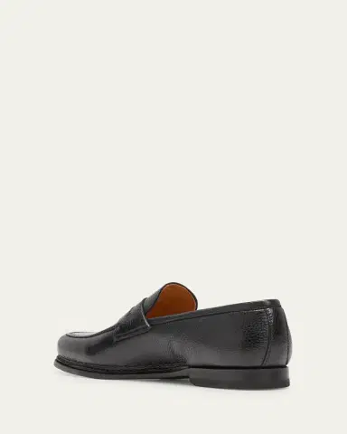 Bontoni Men's Savarese II Deerskin Penny Loafers | Thumbnail 4