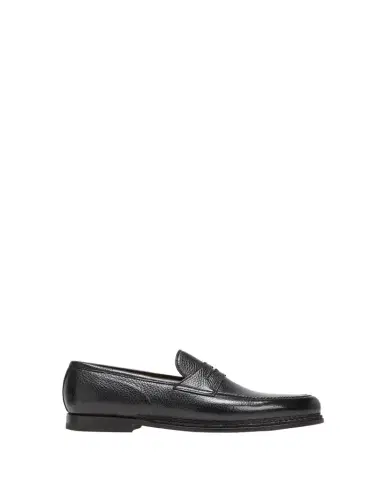 Bontoni Men's Savarese II Deerskin Penny Loafers | Thumbnail 1