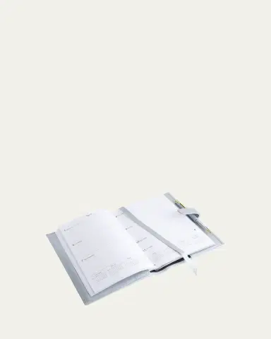 Royce New York Monogrammed Executive Weekly Leather Calendar Planner, Personalized | Thumbnail 4