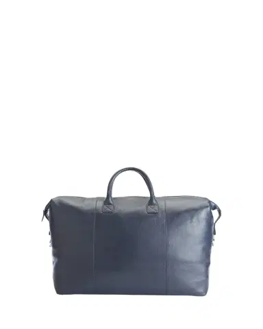 Royce New York Monogrammed Leather Weekender Duffel Bag, Personalized | Thumbnail 1