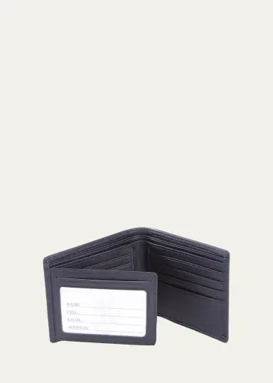 ROYCE New York Personalized Leather RFID-Blocking Trifold Wallet | Thumbnail 2