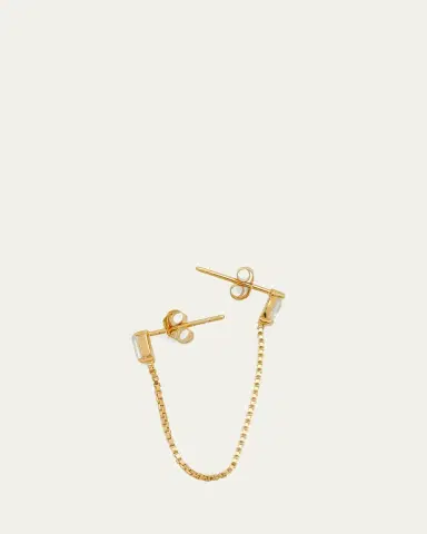 Jennifer Zeuner Viola Chain Earrings | Thumbnail 3 Jennifer Zeuner Viola Chain Earrings | Thumbnail 3