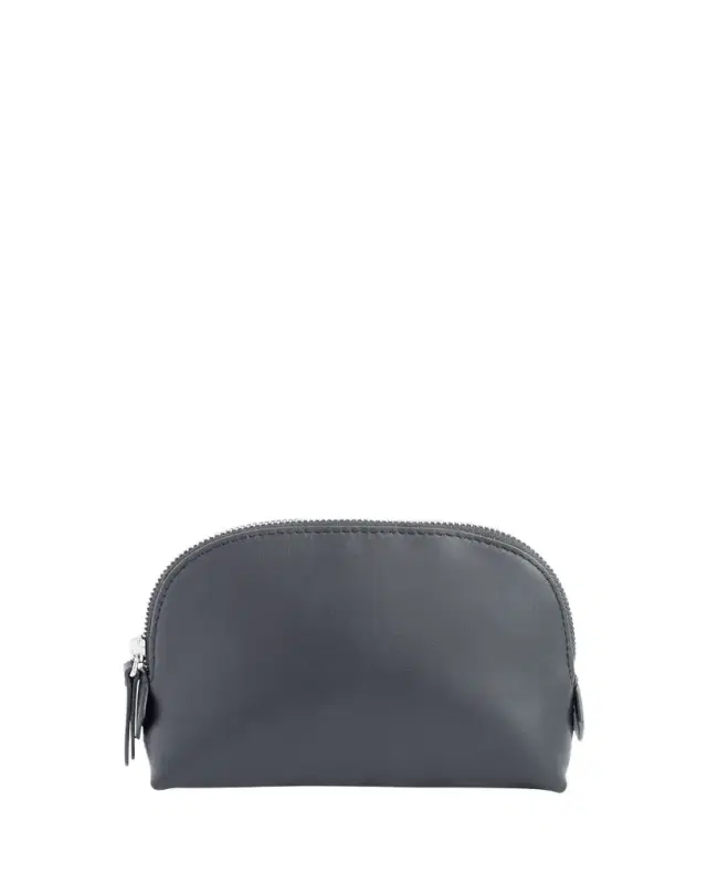ROYCE New York Monogrammed Compact Leather Cosmetic Bag, Personalized