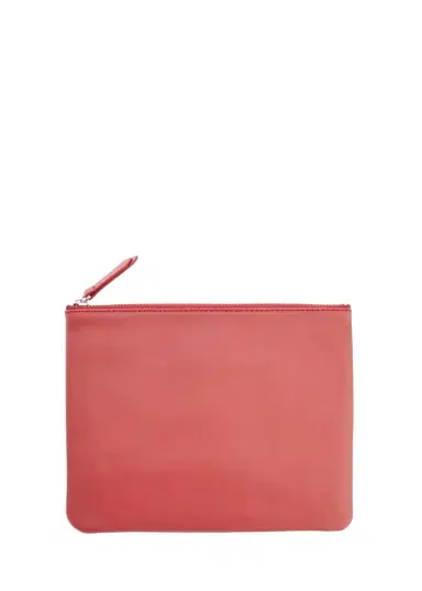 ROYCE New York Monogrammed Leather Zuppered Travel Organizer Pouch, Personalized | Thumbnail 1