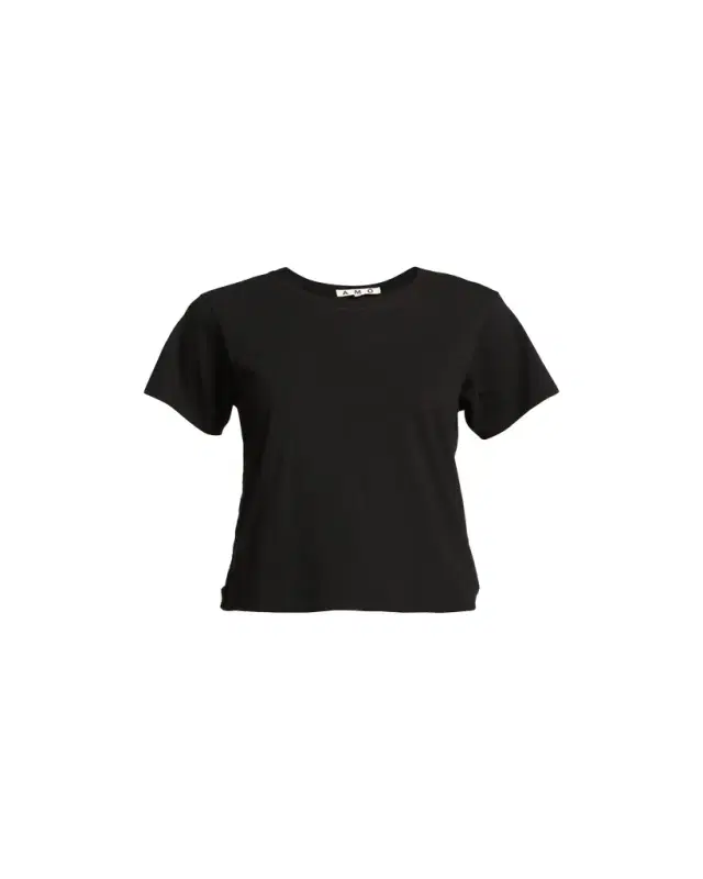AMO Denim Classic Cotton Short-Sleeve Crewneck Tee