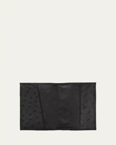 Abas Ostrich Leather Passport Booklet | Thumbnail 2