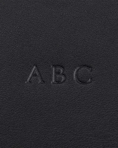 Royce New York Monogrammed Leather Travel Watch Roll, Personalized | Thumbnail 3