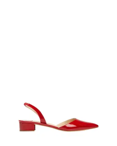 Manolo Blahnik Aspro Patent Slingback Ballerina Pumps | Thumbnail 1