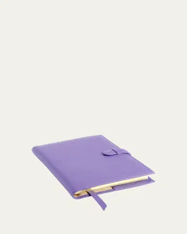 Royce New York Monogrammed Executive Weekly Leather Calendar Planner, Personalized | Thumbnail 4