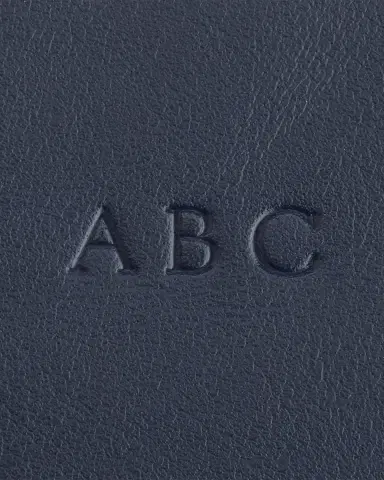 ROYCE New York Monogrammed RFID Blocking Leather Card Wallet, Personalized | Thumbnail 2