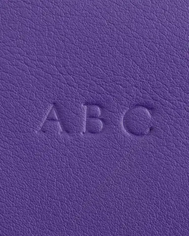 ROYCE New York Monogrammed Compact Leather Cosmetic Bag, Personalized | Thumbnail 2