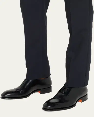 Santoni Men's People Leather Dress Oxfords | Thumbnail 2