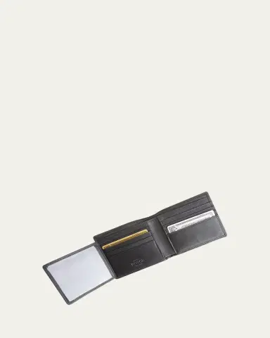 ROYCE New York Personalized Leather RFID-Blocking Trifold Wallet | Thumbnail 3