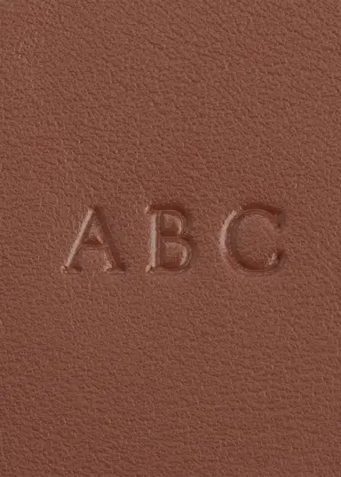 ROYCE New York Monogrammed Compact Leather Toiletry Bag, Personalized | Thumbnail 2