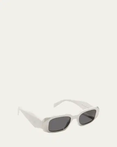 Prada Men's Rectangle Acetate Logo Sunglasses | Thumbnail 5 Prada Men's Rectangle Acetate Logo Sunglasses | Thumbnail 5