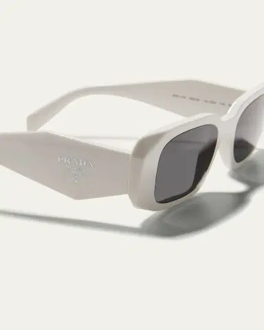 Prada Men's Rectangle Acetate Logo Sunglasses | Thumbnail 6 Prada Men's Rectangle Acetate Logo Sunglasses | Thumbnail 6