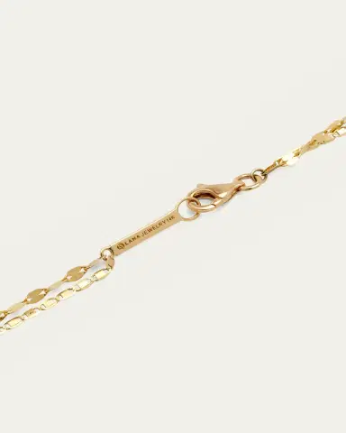 Lana 14K Gold Solo Double-Strand Necklace with Diamond | Thumbnail 4