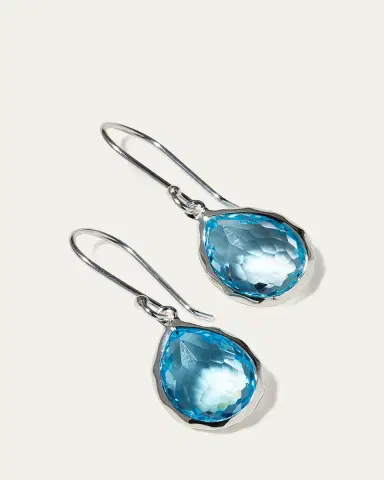 Ippolita Mini Teardrop Earrings in Sterling | Thumbnail 4 Ippolita Mini Teardrop Earrings in Sterling | Thumbnail 4