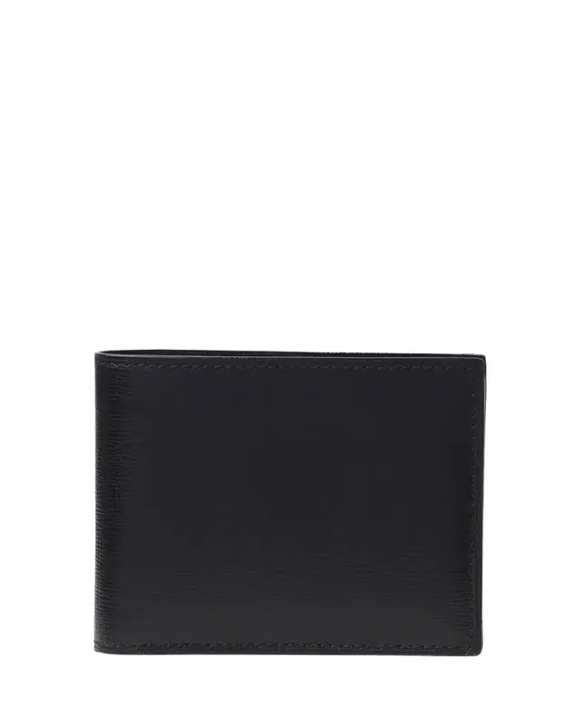 Men's Leather V-Cut Bifold Wallet