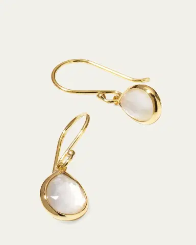 Ippolita Teeny Teardrop Earrings in 18K Gold | Thumbnail 3