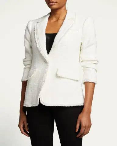 Cinq à Sept Khloe Boucle Blazer | Thumbnail 4 Cinq à Sept Khloe Boucle Blazer | Thumbnail 4