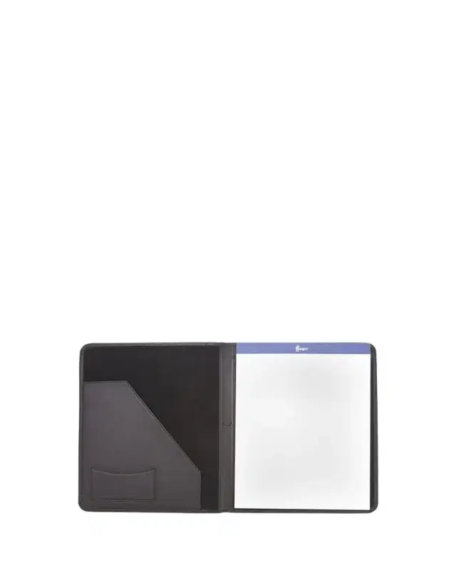 ROYCE New York Personalized Suede Lined Leather Writing Portfolio
