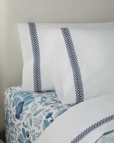 Matouk Schumacher Astor Braid Pillowcases, Pair, Standard | Thumbnail 1 Matouk Schumacher Astor Braid Pillowcases, Pair, Standard | Thumbnail 1