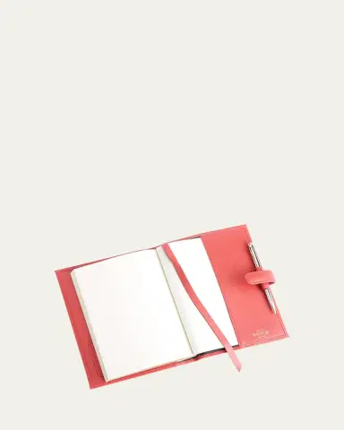 ROYCE New York Monogrammed Leather Executive Journal with Rollerball Pen, Personalized | Thumbnail 4