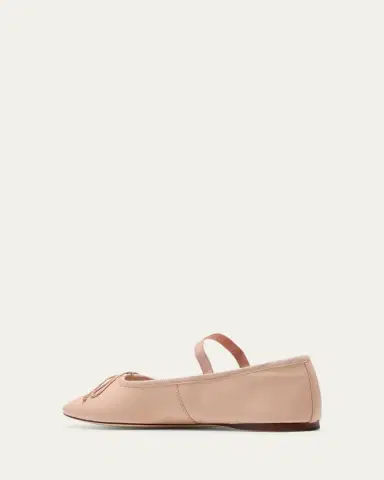 Loeffler Randall Leonie Lambskin Bow Ballerina Flats | Thumbnail 4