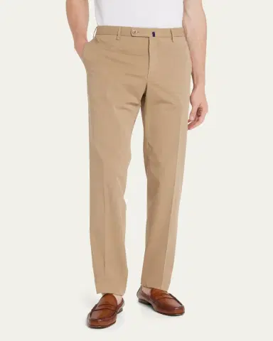 Incotex Men's Batavia Solid Twill Pants | Thumbnail 4 Incotex Men's Batavia Solid Twill Pants | Thumbnail 4