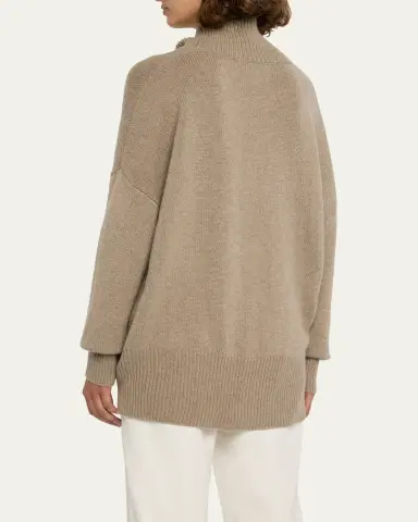 Lisa Yang Heidi Cashmere Turtleneck Sweater | Thumbnail 3