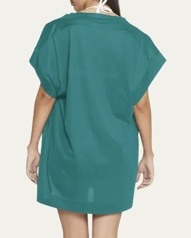 Eres Renee V-Neck T-Shirt Coverup | Thumbnail 3 Eres Renee V-Neck T-Shirt Coverup | Thumbnail 3