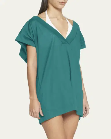 Eres Renee V-Neck T-Shirt Coverup | Thumbnail 4 Eres Renee V-Neck T-Shirt Coverup | Thumbnail 4