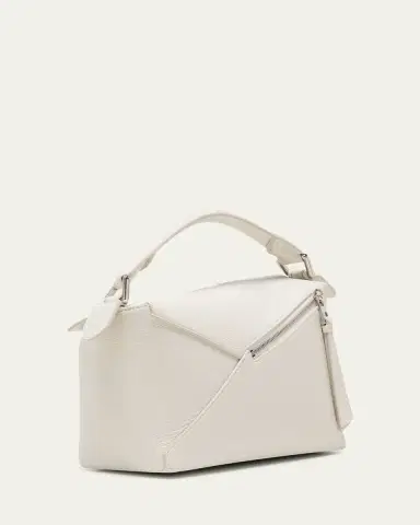 Loewe Puzzle Edge Small Top-Handle Bag in Grained Leather | Thumbnail 3 Loewe Puzzle Edge Small Top-Handle Bag in Grained Leather | Thumbnail 3