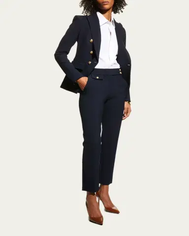 Veronica Beard Renzo Straight Crop Pants | Thumbnail 2