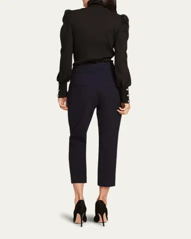 Veronica Beard Renzo Straight Crop Pants | Thumbnail 3