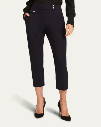 Veronica Beard Renzo Straight Crop Pants | Thumbnail 5