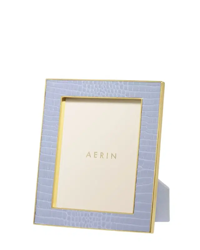 AERIN Classic Crocodile Leather Frame, 5x7