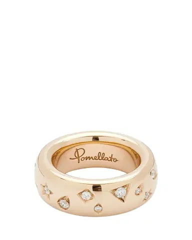 Pomellato 18K Rose Gold ICONICA Ring with Diamonds, 0.66tcw | Thumbnail 1