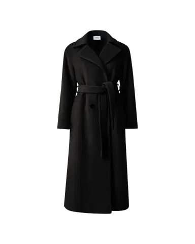 Akris punto Long Double-Breast Belted Wool-Cashmere Coat | Thumbnail 1 Akris punto Long Double-Breast Belted Wool-Cashmere Coat | Thumbnail 1