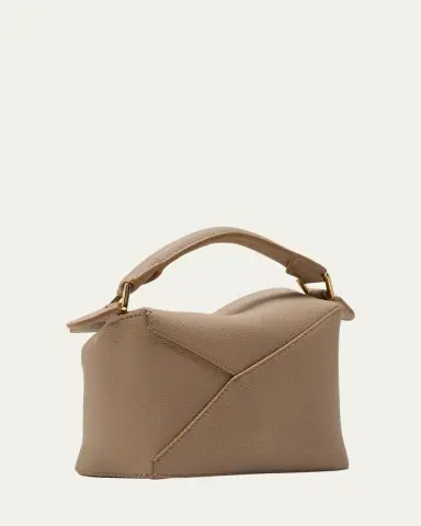 Loewe Puzzle Edge Mini Top-Handle Bag in Grained Leather | Thumbnail 7 Loewe Puzzle Edge Mini Top-Handle Bag in Grained Leather | Thumbnail 7