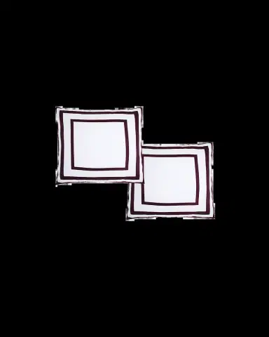 The Lino Essential Simple Square Shams, Set of 2 | Thumbnail 2