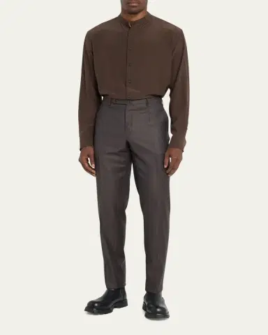 Incotex Men's Super 160s Wool Dress Pants | Thumbnail 2 Incotex Men's Super 160s Wool Dress Pants | Thumbnail 2